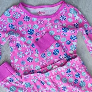 Size 8 sweet swirl candy long sleeve pajama set